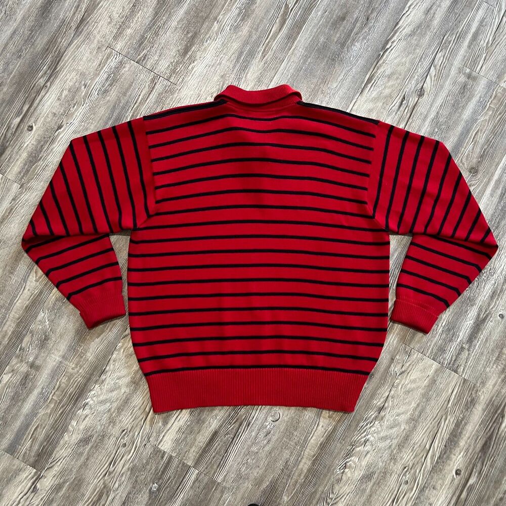 Vintage 90s Polo by Ralph Lauren Striped Sweater Hong Kong L - Picture 2 of 7